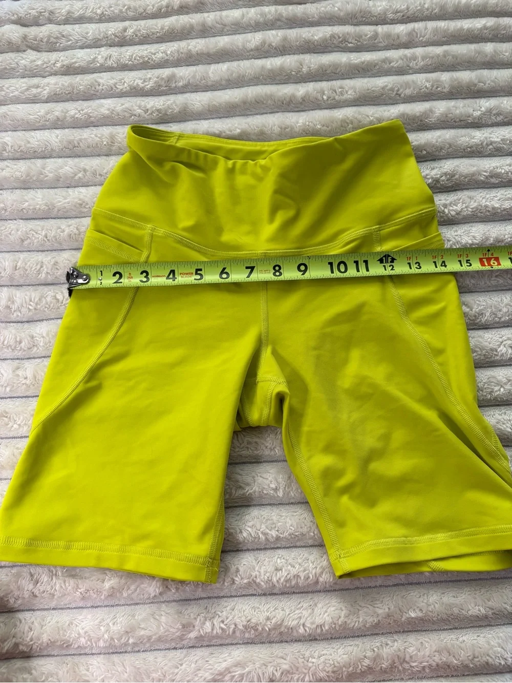 Size Medium Old Navy Active Neon Yellow Athletic Biker Shorts